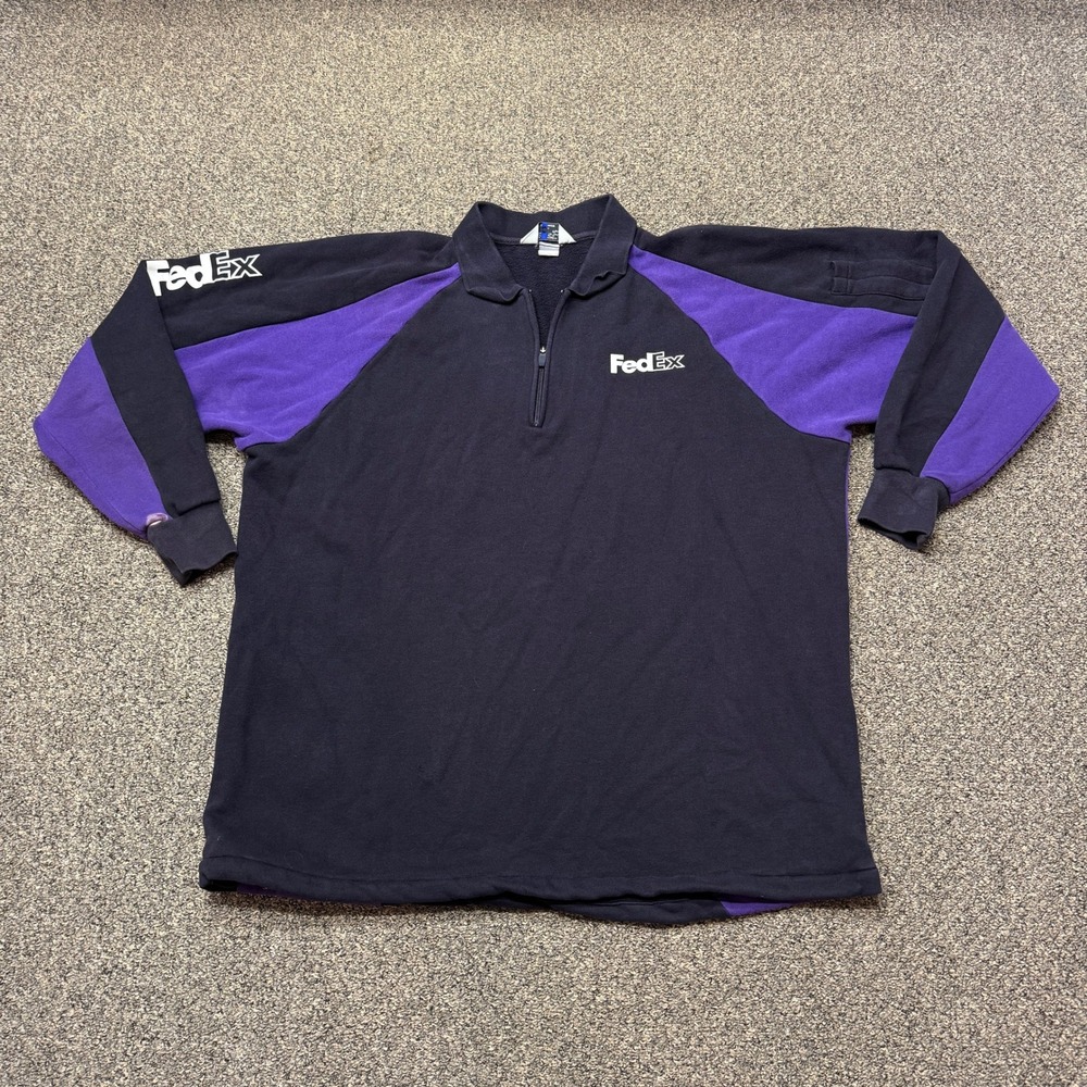 Fedex Stan Herman VF Imageware Quarter Zip Up Long Sleeve XL